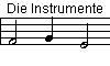 Die Instrumente